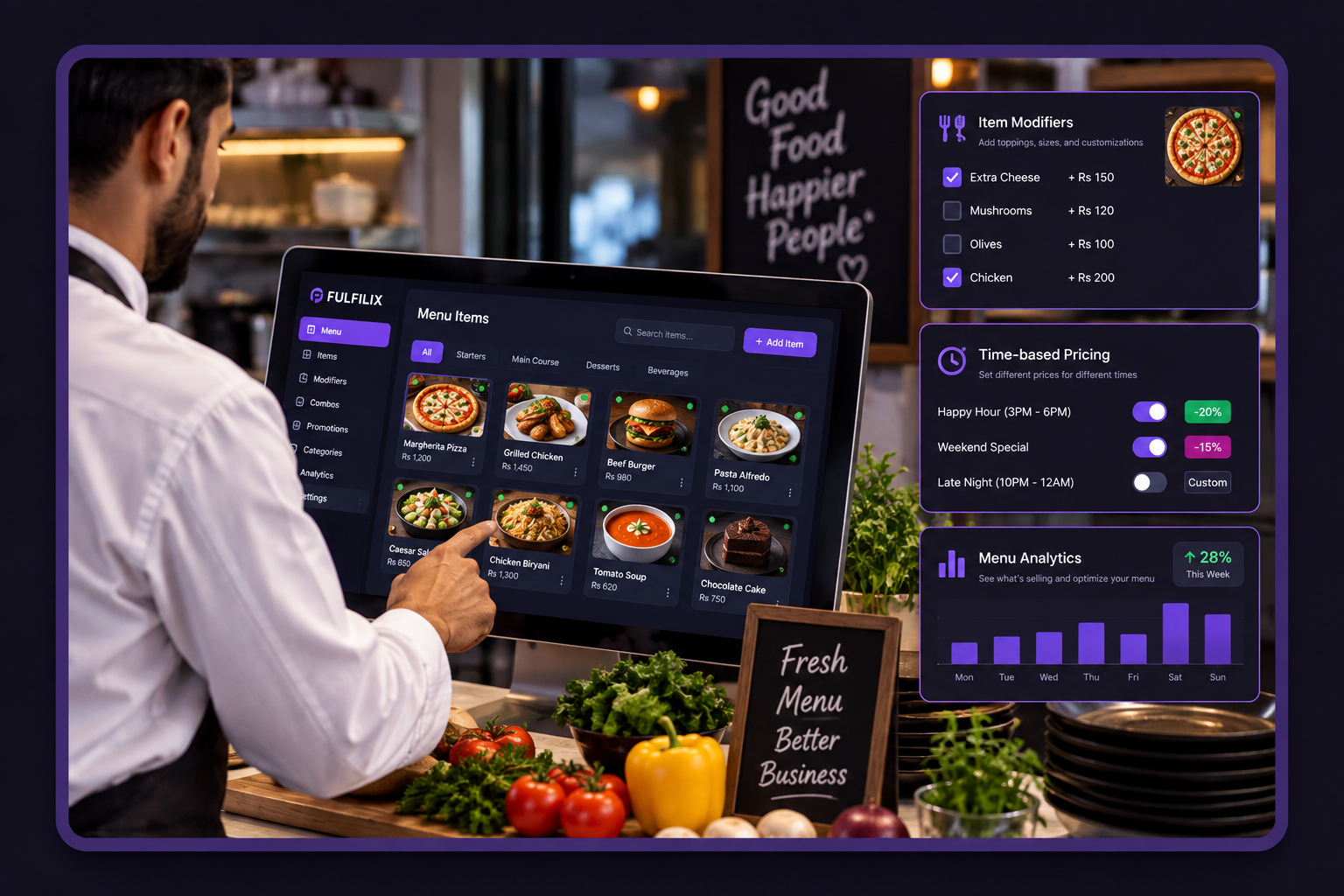 Menu management