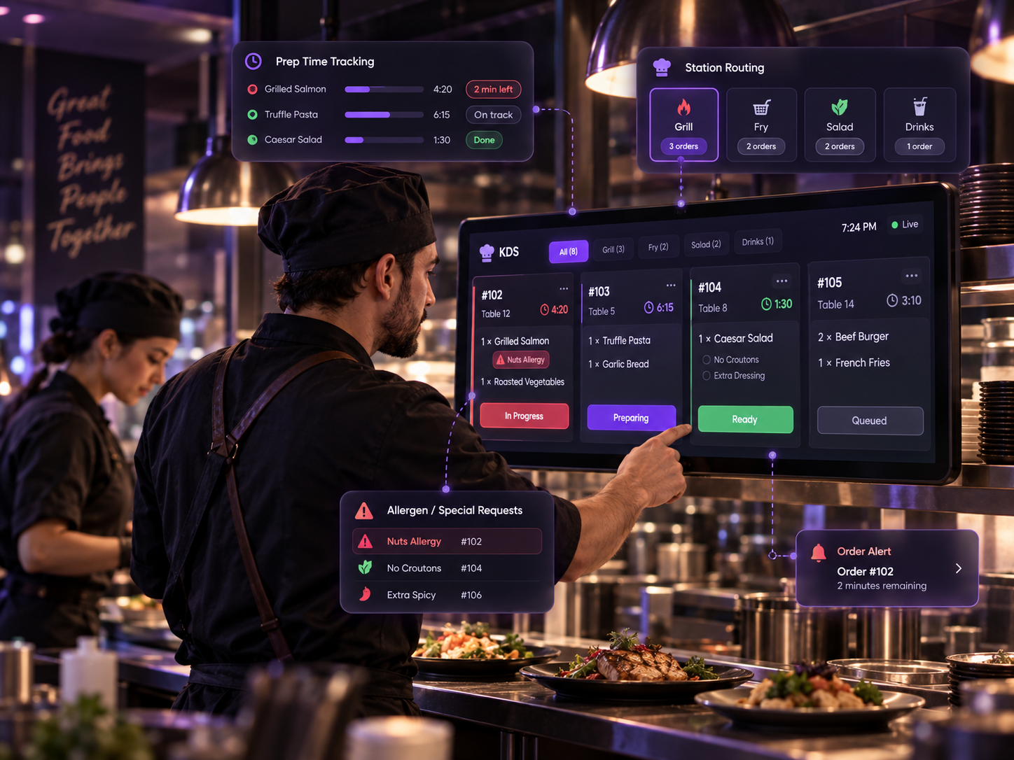 Kitchen display system
